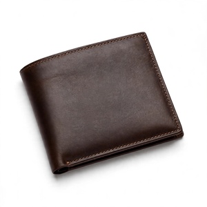 New Arrival Genuine Leather Slim <b>Fold</b> <b>Wallet</b> Minimalist Style Black Short Length Daily Use From BD - Product Image 6