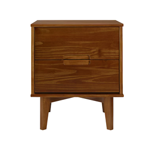 Mesita de noche de madera maciza, mesa auxiliar moderna minimalista para dormitorio, mueble de gabinete lateral para uso doméstico - Product Image 1