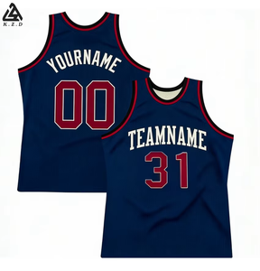 Maillot de basket personnalisé noir et rouge rayé, impression sublimée, unisexe, sans manches, respirant, polyester, adulte, toutes saisons, service OEM - Product Image 4