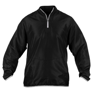 Veste de sport respirante à manches courtes pour cage de frappe, bleue, décontractée, unisexe, en polyester, avec quart de zip, imperméable, haute qualité - Product Image 1