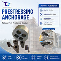 Ancre de post-tension monobloc en acier galvanisé résistant à la corrosion pour la construction de ponts