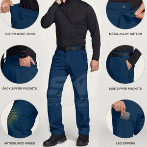 Ropa de Trekking Activa para Exteriores con Tela Elástica, Pantalones Softshell Cómodos y Ajustables para Viajar - Product Image 4