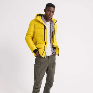 Chaqueta de invierno para hombre, chaqueta acolchada con capucha, chaqueta térmica aislante para exteriores, chaqueta gruesa a prueba de viento, abrigo acolchado para hombre con capucha. - Product Image 3