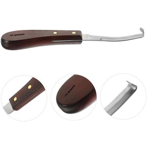 ชุดกรรไกรตัดกีบและมีดตัดกีบพร้อมด้ามไม้ ชุดเครื่องมือช่างเกือกม้า ประกอบด้วยแท่งขัดกีบ เครื่องมือตัดเล็บ มีดตัดกีบม้า - Product Image 3