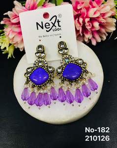 Stunning Trendy Geometric <b>Chandelier</b> Earrings Alloy for Women's Party Occasion - Product Image 2
