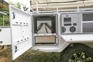 Remorque de camping pliable tout-terrain avec tente de toit : <span class=keywords><strong>Caravane</strong></span> de voyage compacte 4x4 de luxe à vendre - Product Image 4