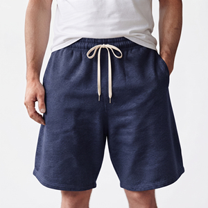 Pantalones Cortos Holgados para Hombre, 100% Algodón, Pierna Ancha, Casuales, de Invierno, Estilo Urbano, Largos hasta la Rodilla - Product Image 6