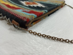Bolso Bandolera de Paja Tejida de Alta Gama, Pequeño, de Gran Capacidad, Portátil, para Playa, con Textura de Hierba, Botón Vintage, Nuevo y Moderno - Product Image 3