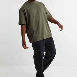 Camisetas de Algodón Extra Grandes para Hombre, Venta Caliente, Fabricante, Impresión Personalizada, Peso Pesado 260 Gsm, Camiseta de Alta Calidad - Product Image 6