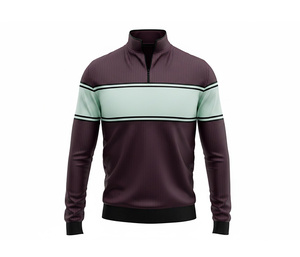 Sports Quarter Zip Sublimation Hoodie Jacket Manufacturer <b>Men</b> Women Youth Sportswear Quick Dry Team <b>Pullover</b> - Product Image 2