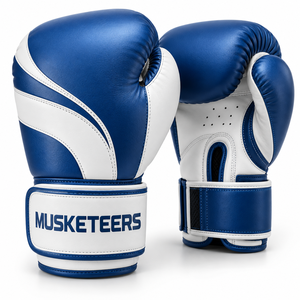 Guantes de Boxeo Hechos a Medida para Competiciones de Boxeo y Golpeo, Guantes de Boxeo de Cuero Genuino para Adultos - Product Image 4
