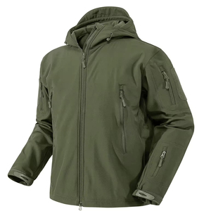 Chaqueta Softshell de Invierno para Hombre, Diseño Personalizado, Resistente al Viento, Impermeable, Transpirable, Tejido de Lona Ecológico - Product Image 1