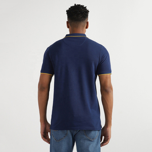 Camiseta Polo de Algodón para Hombre al por Mayor, Manga Corta, Transpirable, Corte Ajustado, Informal de Negocios, Verano, Logotipo Personalizado Bordado - Product Image 5