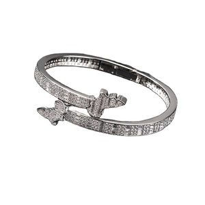 Nuevo Brazalete de Moda con Mapa de África Personalizado, Brazalete de Moissanita Chapado en Oro Amarillo, Joyería con Dijes de Diamantes de Plata de Ley para Mujer - Product Image 1