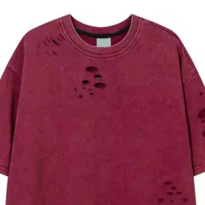 เสื้อยืดผู้ชายสไตล์ดิสเทรสสั่งทำได้ตามต้องการ ดีไซน์สวย ขายดี ราคาสมเหตุสมผล เสื้อยืดผู้ชายดิสเทรสเนื้อผ้าบางเบา - Product Image 3