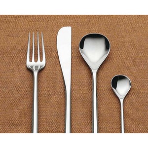 Ensemble de couverts en acier inoxydable de haute qualité au design moderne avec manche martelé, pour mariage, restaurant, maison - Product Image 5
