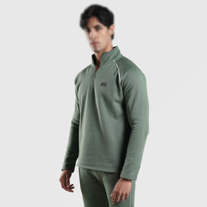 Conjunto de Chándal Personalizado para Hombre, Sudadera con Media Cremallera y Pantalones Jogger, Fabricante de Ropa Deportiva al por Mayor OEM ODM - Product Image 2