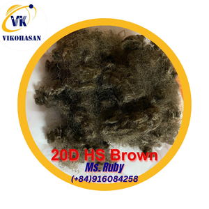 Fibra Vikohasan PSF 15D HS Marrón, Fibra Reciclada para Concreto, Hilado, Sofás, Edredones, Juguetes, Almohadas, Alfombrillas de Coche, Alfombras - Product Image 2