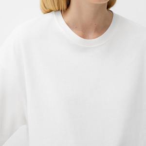 T-shirts personnalisés pour femmes, coupe ample, fabricant OEM, t-shirts en coton à manches courtes, style décontracté, disponibles en commandes en gros - Product Image 5