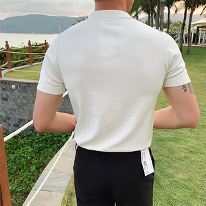 เสื้อยืดแขนยาวคอกลมแบบเฮนลีย์สำหรับผู้ชาย สไตล์ลำลองธุรกิจ  รับสกรีนโลโก้  ขายส่ง คุณภาพสูง หรูหรา เรียบง่าย - Product Image 3