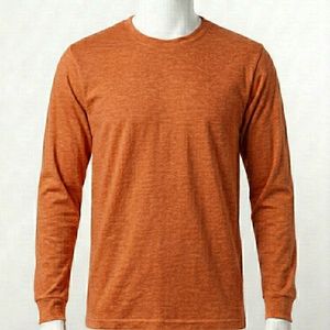 High Quality 100% Cotton Long Sleeve <b>T</b>-<b>Shirt</b> O-Neck Vintage Streetwear Style Men's <b>Pack</b> of <b>5</b> - Product Image 1