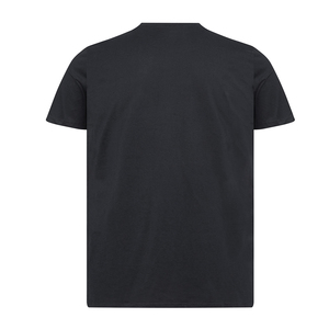 Meilleurs T-shirts pour hommes grandes tailles 100% coton noir col rond manches courtes pull-over haute qualité séchage rapide respirant pour les grands et les corpulents - Product Image 3