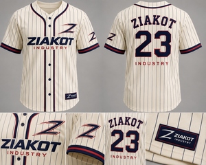 Maillot de baseball rose et blanc authentique de qualité supérieure, sur mesure, en gros, provenant d'un fabricant pakistanais - Product Image 5