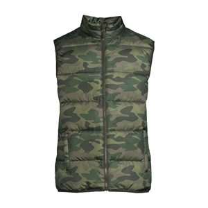 Wholesale Casual Bubble Puffer Vest Unisex Quilted Sleeveless <b>Warm</b> Hooded Bodywarmer Outdoor Winter Jacket Front Custom Accepted - Product Image 4