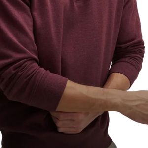 Custom <b>Men's</b> Half <b>Zip</b> Sweatshirt Pullover Casual Fleece <b>Top</b> Long Sleeve Warm Comfortable Sportswear OEM ODM Wholesale - Product Image 3