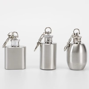 Multi Shape <b>Keychain</b> Style Hip Flasks Mini Portable Drink Container For Travel Gifting <b>Personal</b> Use And Party Accessory - Product Image 5