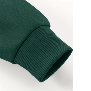 Men's Heavyweight Half Zip Pullover Sweatshirt Oversized <b>Mock</b> <b>Neck</b> Plain Cotton Custom Streetwear <b>Top</b> - Product Image 4