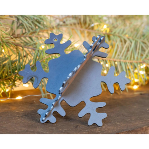 Hot Selling High Quality Personalized Snowflake Christmas <b>Stocking</b> <b>Holder</b> Festive Metal Gifts Customized Size Shape And Color - Product Image 6