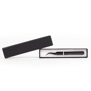 Pinzas de Precisión para Pestañas de Acero Inoxidable, Punta Lisa de 10 mm, para Aplicación de Pestañas Postizas de Volumen - Product Image 6