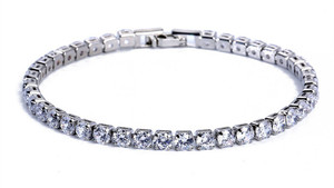 6612 Luxury Ladies Iced Out Chain <b>Crystal</b> <b>Bracelet</b> for Women Gold Silver Color <b>Bracelet</b> - Product Image 4