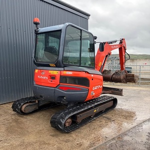 Excavatrice Kubota U27-4 avec design compact pour les chantiers restreints et capacité de fouillis polyvalente sur différents types de terrains - Product Image 6
