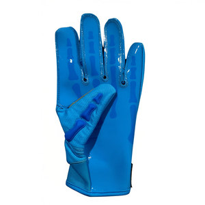 Gants de football américain respirants de qualité supérieure avec logo personnalisé et couleur personnalisée, paume adhérente haute performance, unisexe, entraînement performant - Product Image 4