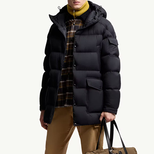 ODM Custom Eco-Friendly Thick Casual Zipper <b>Waterproof</b> <b>Plus</b> <b>Size</b> Hooded Puffer Padded Bubble Coat Men's Oversized Winter <b>Jacket</b> - Product Image 6