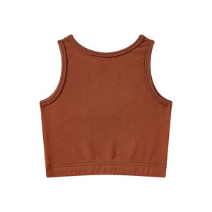 OEM 2026 Casual Organic Cotton tank <b>Tops</b> Wholesale Ribbed Cotton Women's <b>Crop</b> Knit Woman tank <b>Tops</b> - Product Image 2