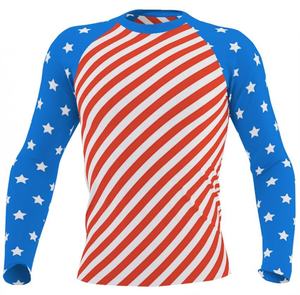 Protector contra sarpullidos para hombre, color sólido, mangas largas, protector contra sarpullidos, transpirable, de secado rápido - Product Image 4