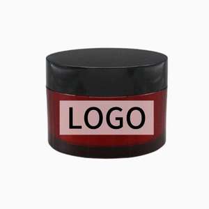 Bouteille en plastique PET 50g à paroi épaisse personnalisable pour cosmétiques, avec double paroi intérieure, pour crème, emballage, conteneur, marque OEM - Product Image 1