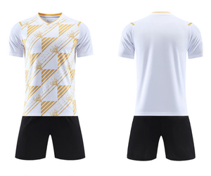 Ensembles d'uniformes de football pour hommes, kits de football personnalisés, maillots d'équipe pour clubs et tournois, ensemble de maillots 100% polyester, séchage rapide, respirant, vente en gros - Product Image 5