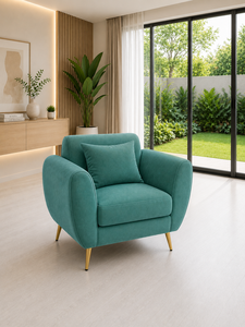 โซฟาสีเขียวมรกตสไตล์มินิมอล รุ่น 221 ROMA Sage ชุดโซฟาสำหรับห้องนั่งเล่น อพาร์ทเมนท์ โรงแรม ใช้ผ้าแบบกำหนดเองที่เป็นมิตรกับสิ่งแวดล้อม - Product Image 2