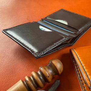 Elegante Bolsa Táctica Minimalista Delgada, Unisex, de Microfibra, Impermeable, Tarjetero, Bolsillo Frontal, Delgado, Compacto, Estiloso, para Uso Diario - Product Image 2