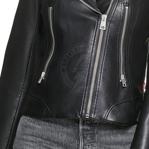 Custom Made Design Solid Color <b>Women</b> Leather <b>Jacket</b> Streetwear Hot Sale Reasonable Price <b>Women</b> Leather <b>Jacket</b> - Product Image 6