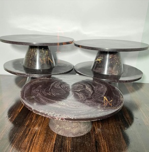 Resin <b>Cake</b> <b>Stand</b> Handmade Eco-Friendly Round Decorative Display <b>Stand</b> - Product Image 6