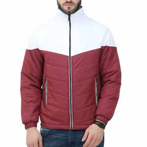Chaqueta Acolchada Moderna con Capucha y Color Personalizado para Hombre, Peso Medio, Impermeable, Resistente al Viento, Exterior de Poliéster Premium, Informal de Invierno - Product Image 1