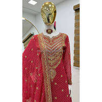 Actrice Sonakshi Sinha Rouge Couleur Sharara Set Pour Mariage