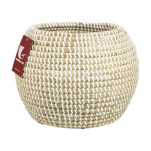 Panier de plantation en herbe de mer à prix bas, avec cordon en plastique, pot de plante tissé, vente en gros au Vietnam - Product Image 3