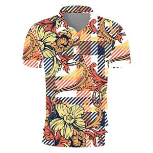 Chemise décontractée pour homme à manches courtes, col montant, en tissu polaire, boutonnée, respirante, très élastique, coupe ajustée - Product Image 6