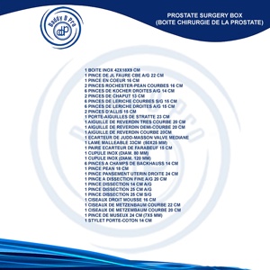 Caja de Cirugía de Próstata Personalizada de Alta Calidad con Instrumentos Quirúrgicos de Acero Inoxidable de Alta Gama - Product Image 2